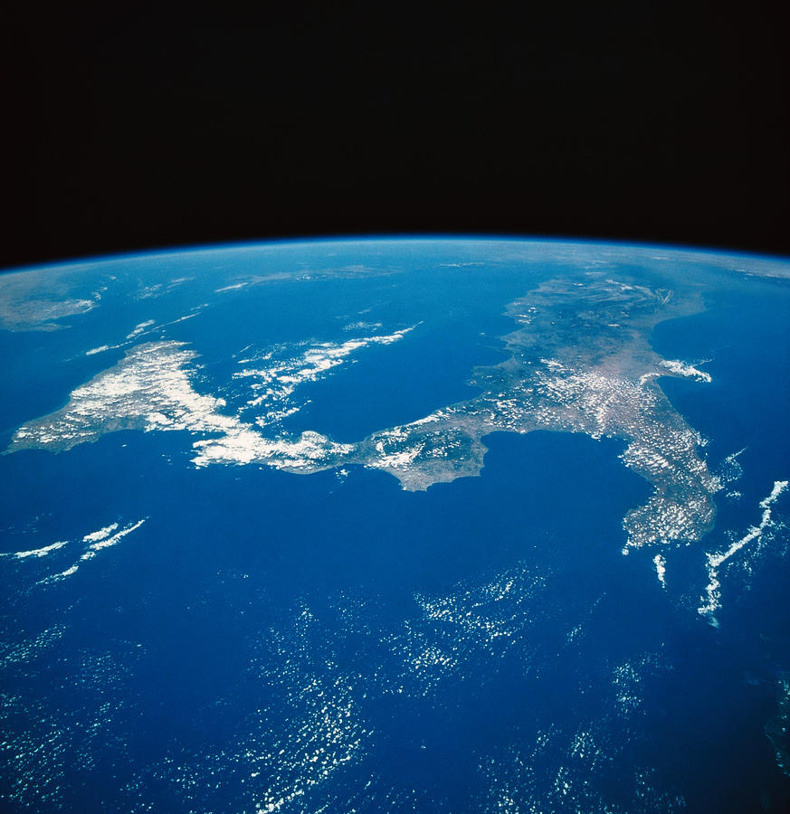 Earth Viewed From A Satellite #3 Photograph by Stockbyte