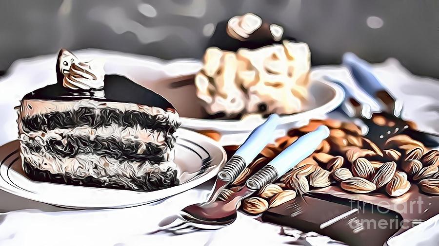 Cake Digital Art - 3 Eat Me Now  by Leo Rodriguez