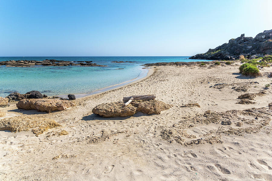 Elafonissi Beach With Pink Sand, Southwest Crete, Greece #3 Photograph by Robin Runck
