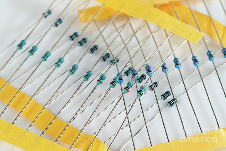 Electronic Resistors #3 Photograph by Wladimir Bulgar/science Photo Library