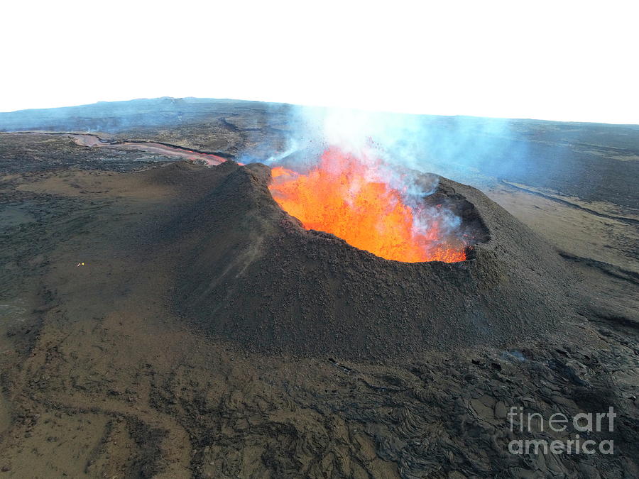 Erupting Fissure On Mauna Loa #3 Photograph by Us Geological Survey/science Photo Library