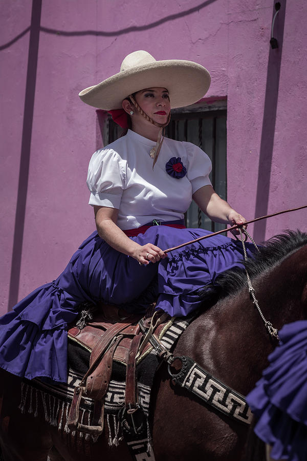 Escaramuza Photograph - Escaramuza on the Day of the Charro by Dane Strom Escaramuza Photograph - Escaramuza on the Day of the Charro by Dane Strom