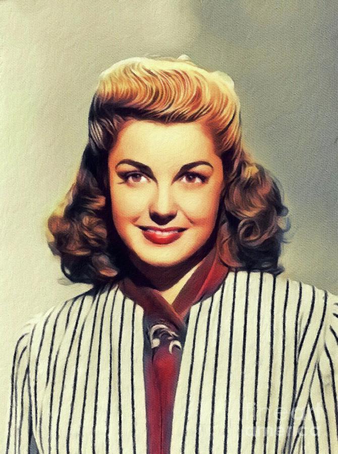 Esther Williams, Vintage Actress Painting