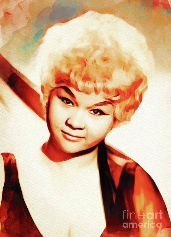 Etta James, Music Legend Painting