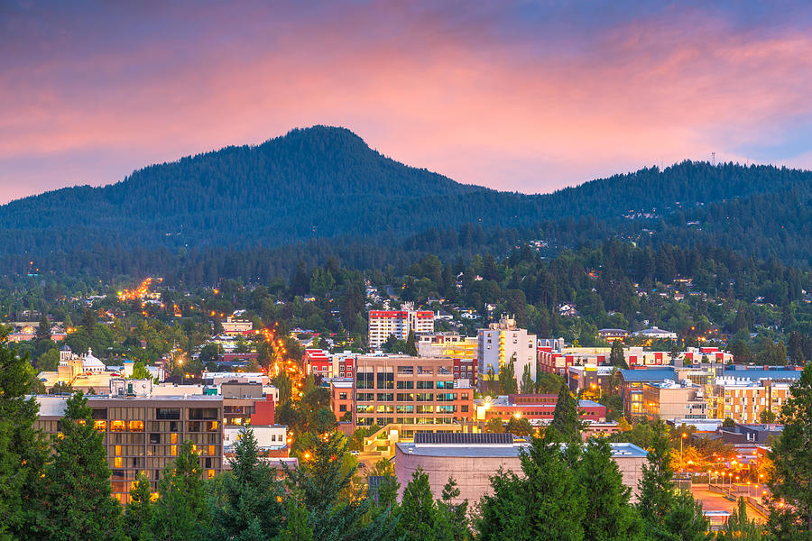 Eugene Oregon Usa Downtown Cityscape Photograph by Sean Pavone Fine Eugene Oregon Usa Downtown Cityscape Photograph by Sean Pavone Fine