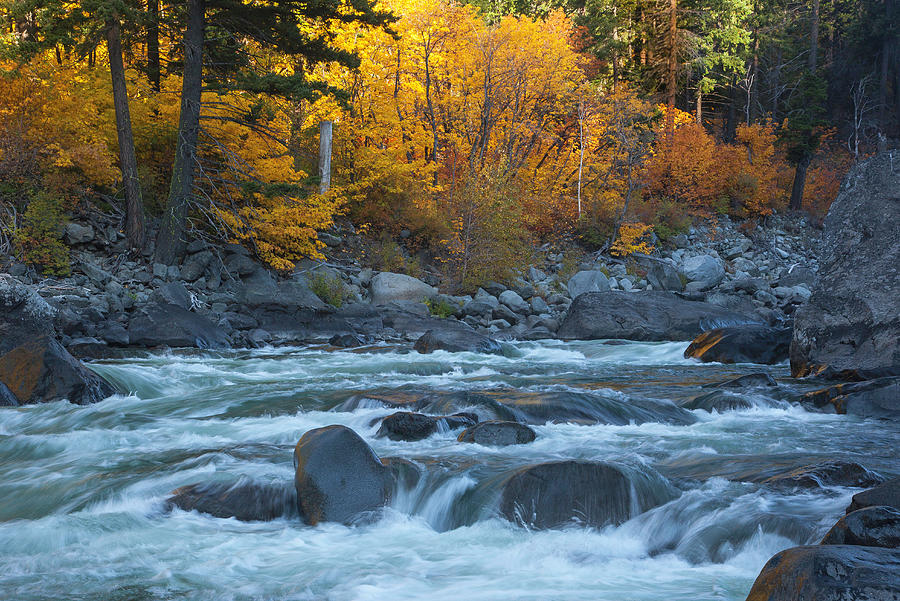 Fall Foilage, Tumwater Canyon #3 Photograph by Ron Crabtree
