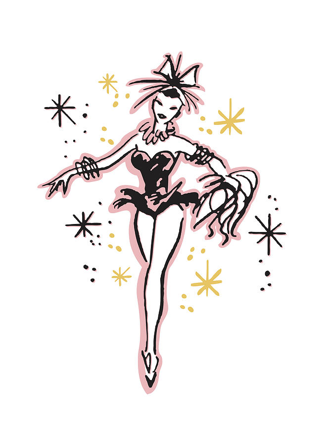 Fairy Drawing - Female Dancer #3 by CSA Images