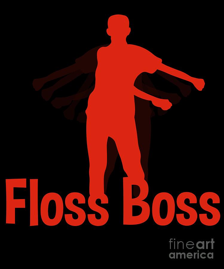 Floss Like a Boss Gift for School Kids Youth for School Dance or Party #1 Digital Art by Martin Hicks