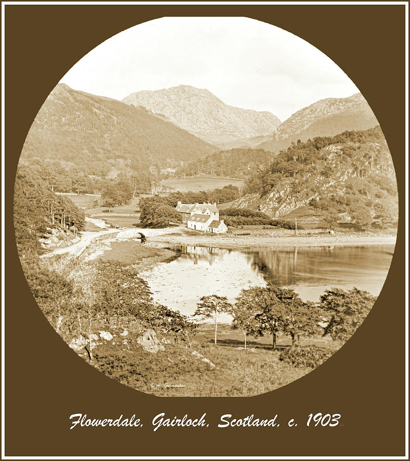 Flowerdale, Gairloch, Scotland, c. 1903 #4 Photograph by A Macarthur Gurmankin