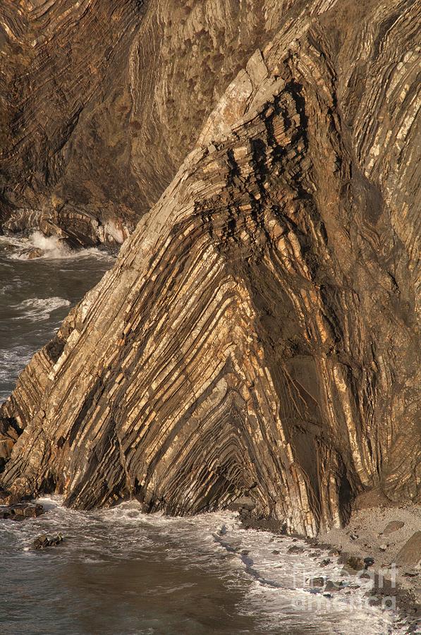 Folds In Rock #3 Photograph by Andy Davies/science Photo Library