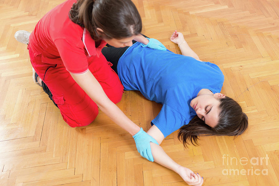 Food Poisoning First Aid Training #3 Photograph by Microgen Images/science Photo Library