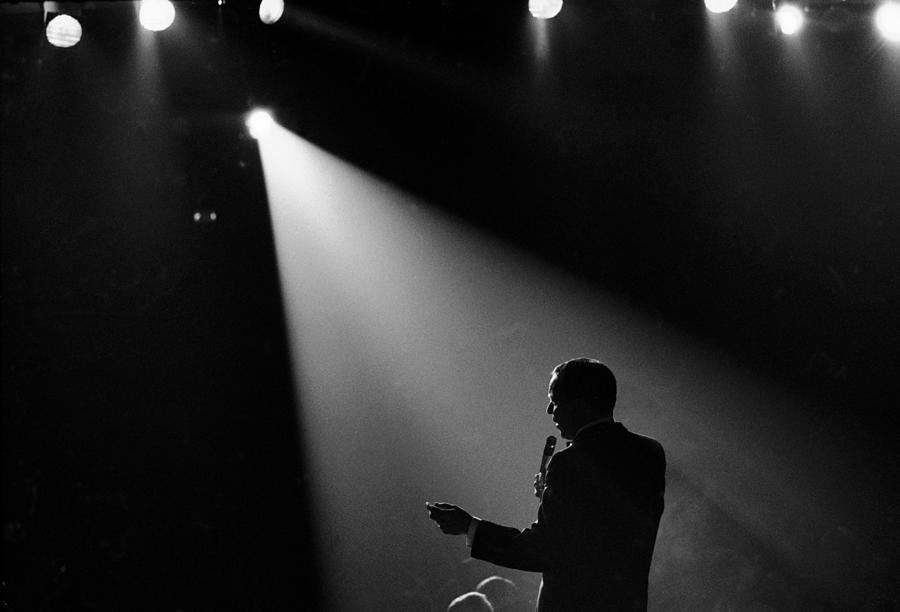 Frank Sinatra on stage #3 Photograph by John Dominis