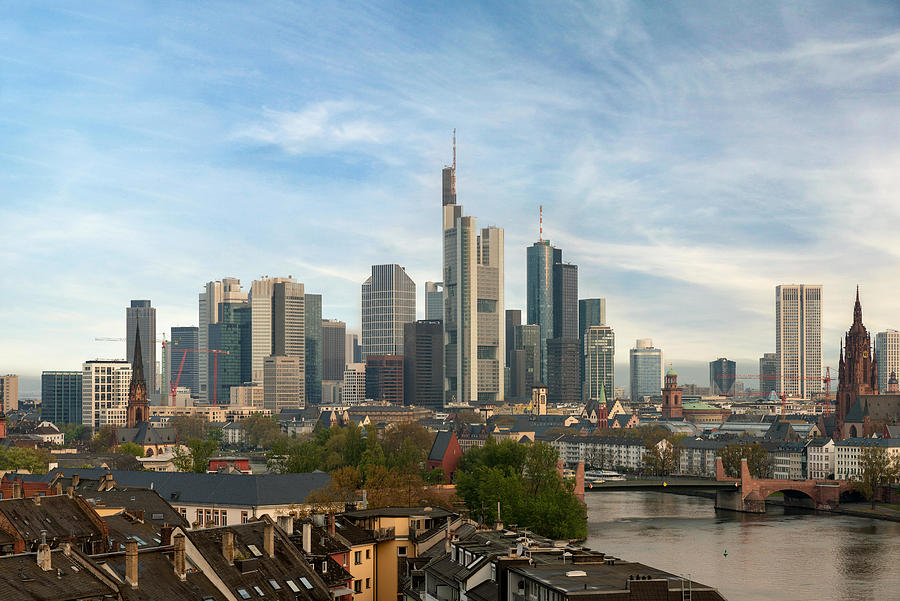 Architecture Photograph - Frankfurt Am Main. Image Of Frankfurt #3 by Prasit Rodphan