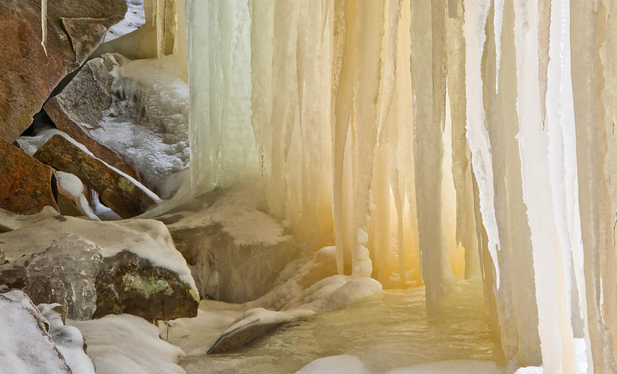 Frozen Blackwater Falls #3 Photograph by Michael Lustbader