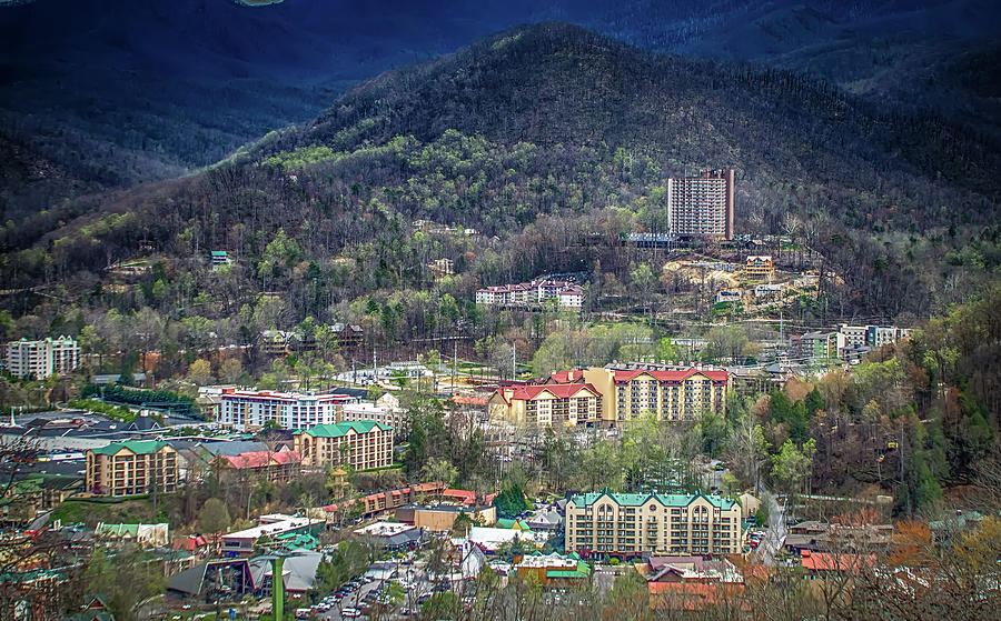 Gatlinburg Tennessee City In Smoky Mountains #3 Photograph by Alex Grichenko