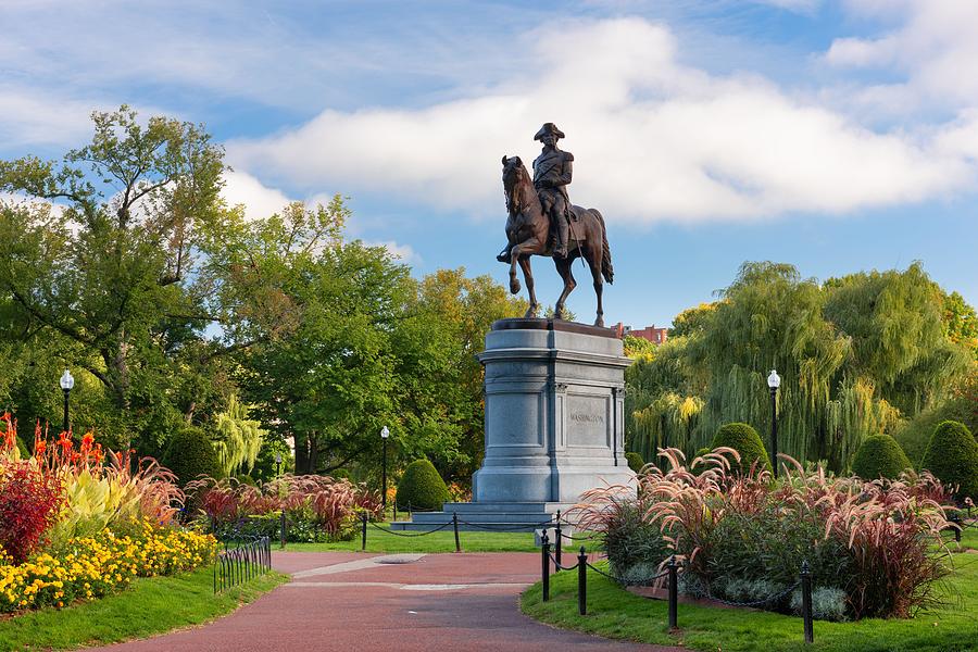 George Washington Photograph - George Washington Monument At Public #3 by Sean Pavone