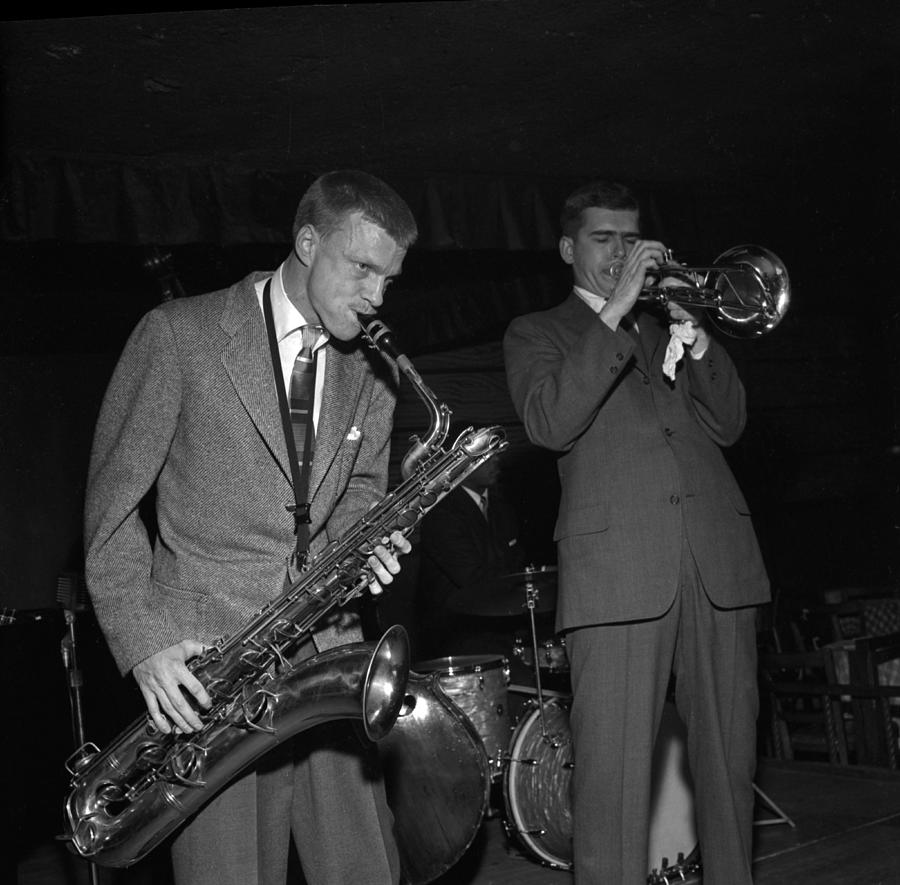 Gerry Mulligan Quartet At Basin St #3 Photograph by Donaldson Collection