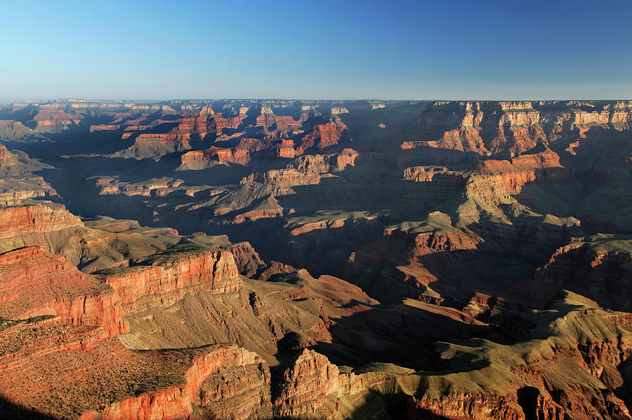 Grand Canyon Seen From South Rim In Photograph by Guy Vanderelst