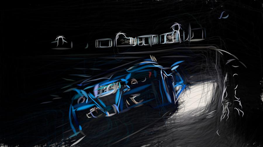 Gumpert Apollo S Draw #3 Digital Art by CarsToon Concept
