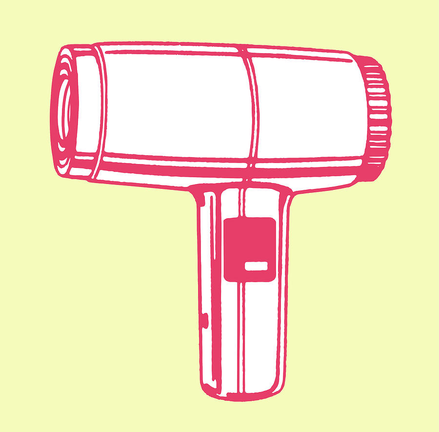 Hair Dryer Drawing by CSA Images Fine Art America