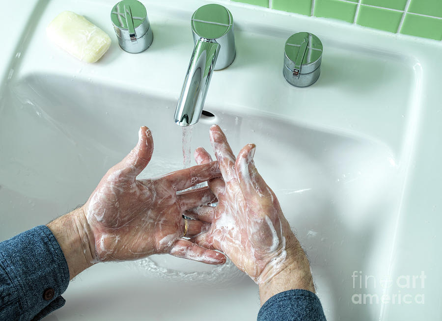 Hand Washing #3 Photograph by Tek Image/science Photo Library
