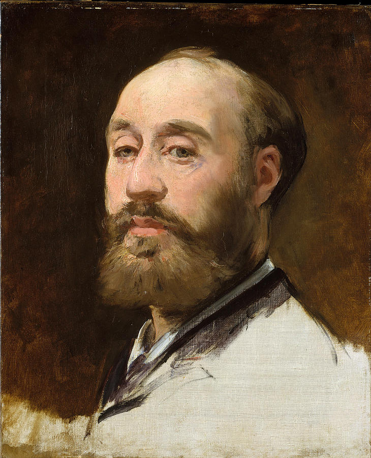 Head of Jean-Baptiste Faure #3 Painting by Edouard Manet