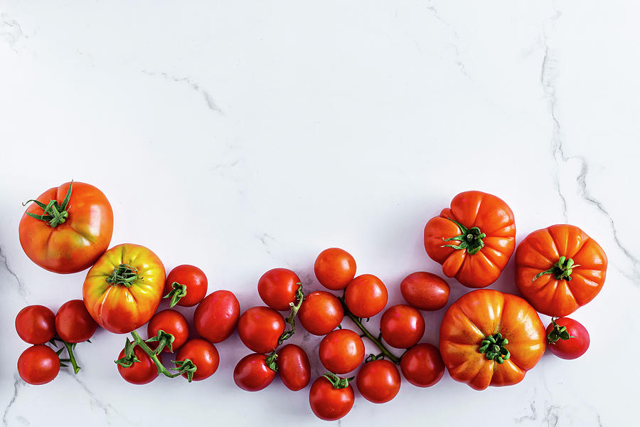 Heirloom Tomatoes #3 Photograph by Hein Van Tonder