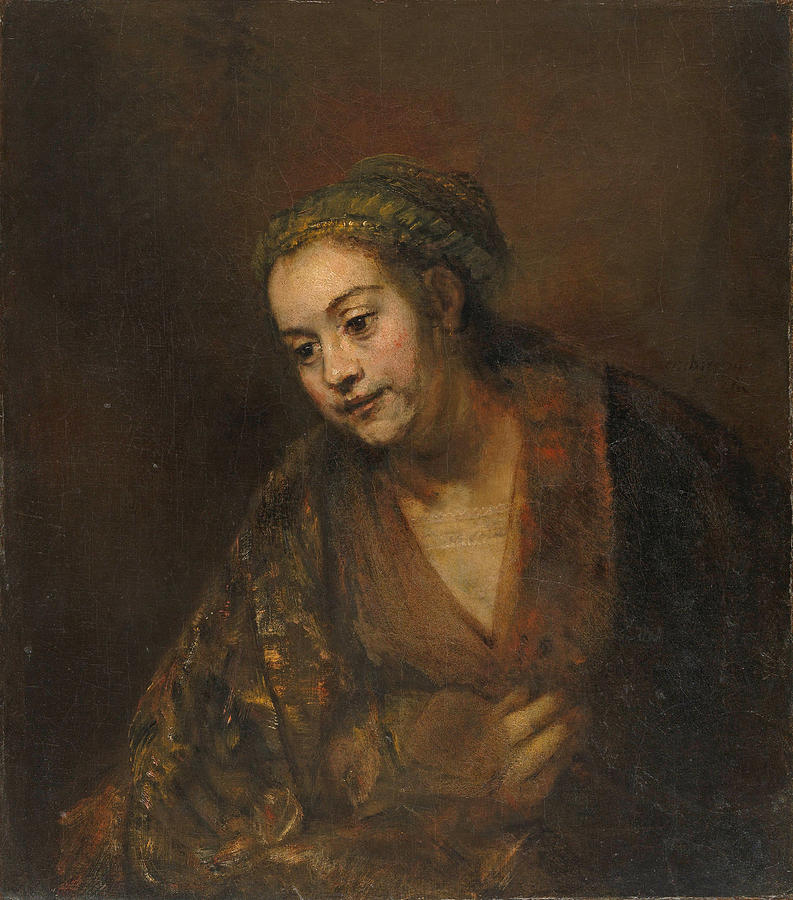 Hendrickje Stoffels #4 Painting by Rembrandt