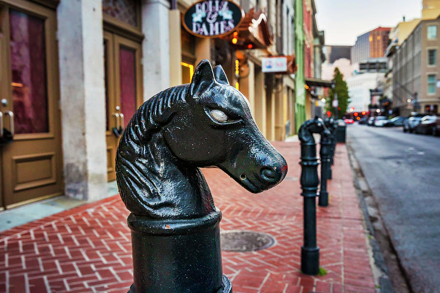 New Orleans Digital Art - Hitching Post, New Orleans, La #3 by Claudia Uripos