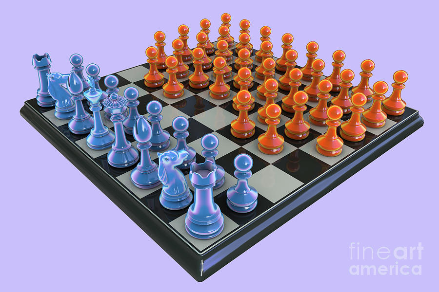 Horde Variant Of Chess #3 Photograph by Kateryna Kon/science Photo Library