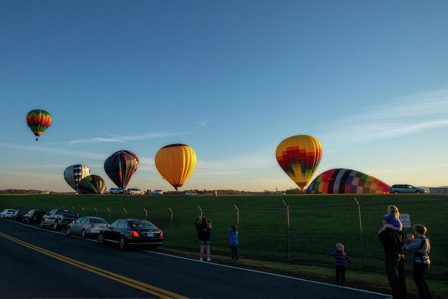 Hot Air Balloons Morgantown #3 Photograph by Dan Friend