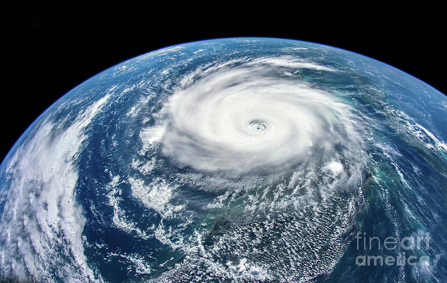 Space Photograph - Hurricane Dorian #3 by Jon Neidert