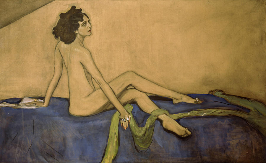 Impressionism Painting - Ida Rubenstein #3 by Valentin Serov