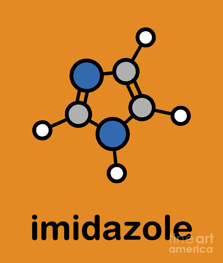 Imidazole Organic Heterocyclic Molecule #3 Photograph by Molekuul ...