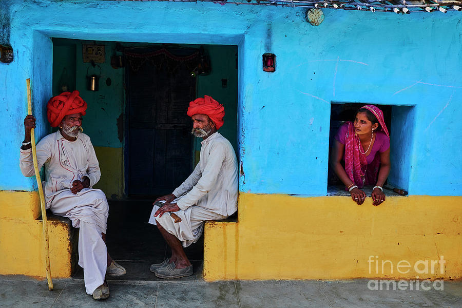 India, Rajasthan, Rabari Village #3 Photograph by Tuul & Bruno Morandi