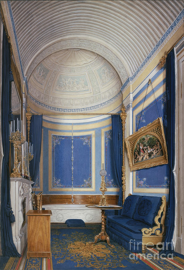 Interiors Of The Winter Palace #3 Drawing by Heritage Images