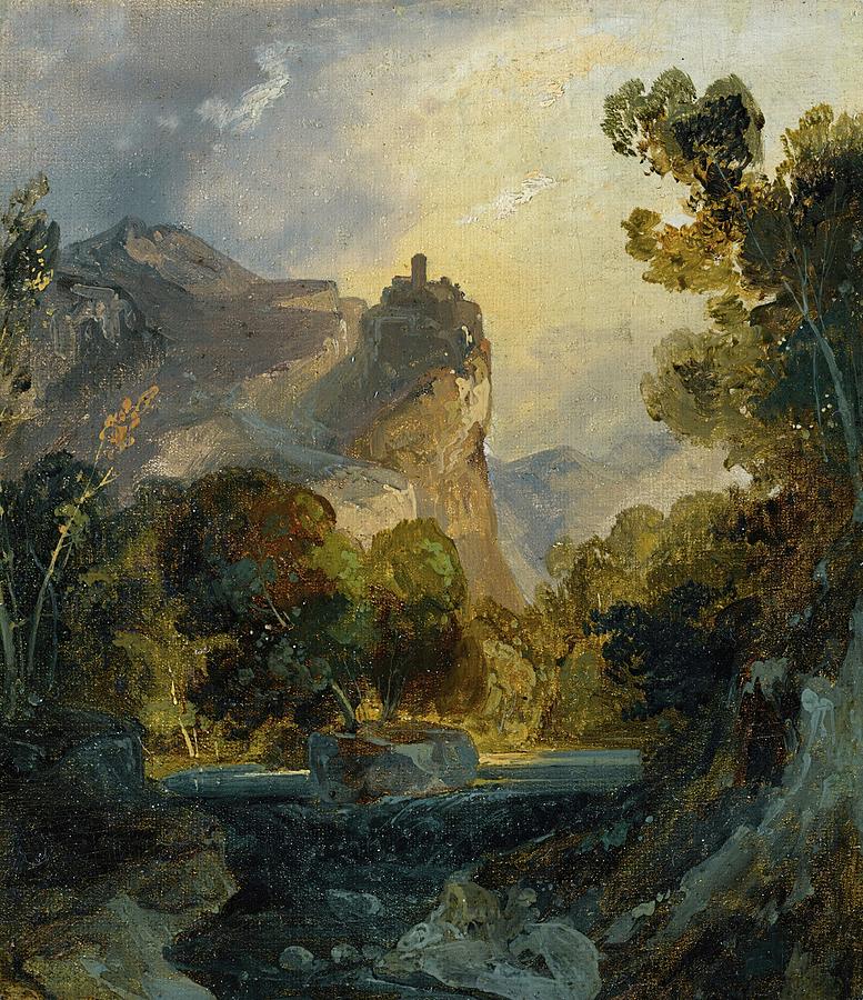 Italian Landscape Painting by Carl Blechen - Fine Art America