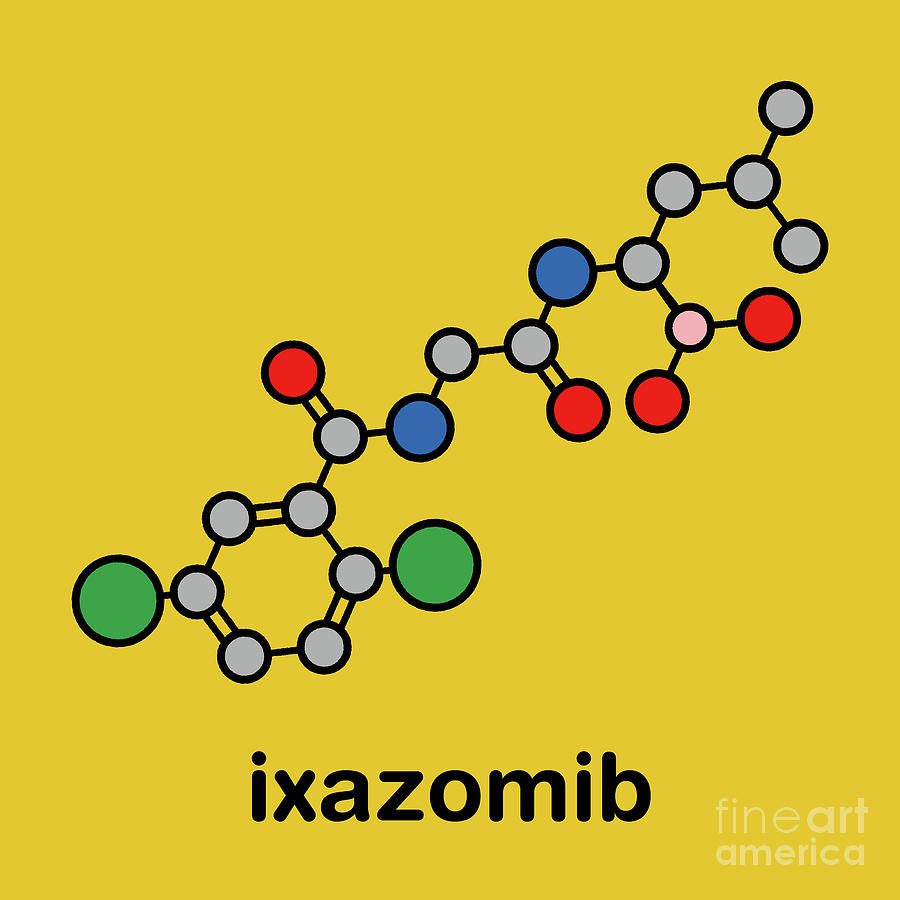 3 ixazomib multiple myeloma drug molecule molekuulscience photo library