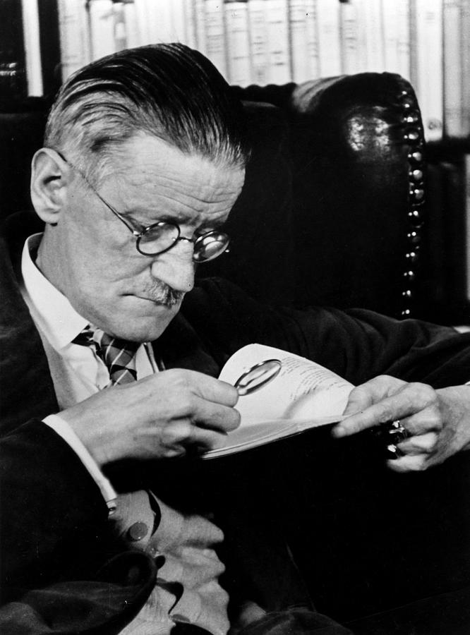 James Joyce #3 Photograph by Gisele Freund
