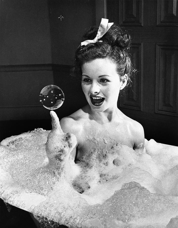 Movie Photograph - Jeanne Crain by Peter Stackpole