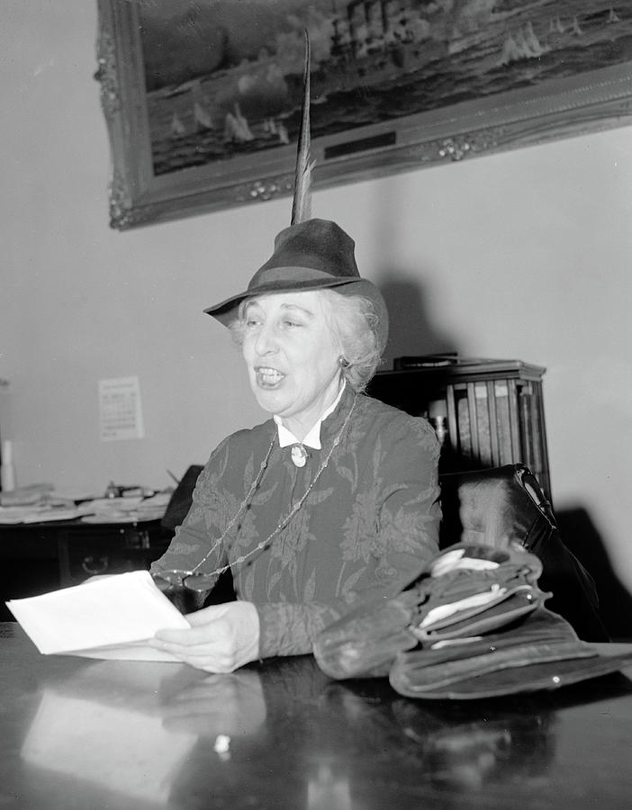 Jeannette Rankin, American Politician #3 Photograph by Science Source