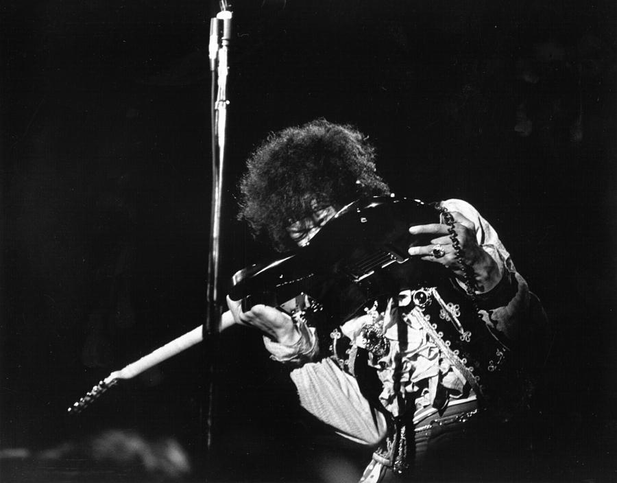 Jimi Hendrix Photograph - Jimi At Monterey #3 by Michael Ochs Archives