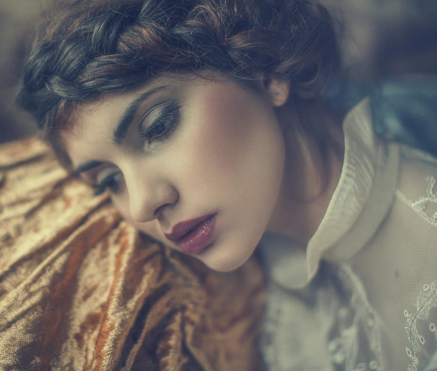 Portrait Photograph - Joanna #3 by Magdalena Russocka