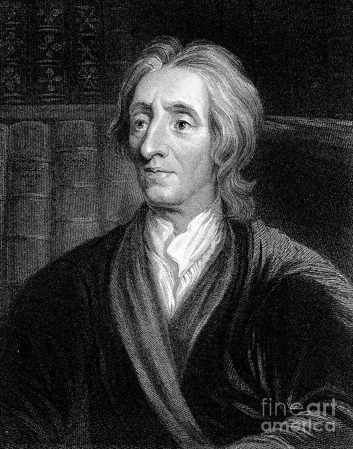 John Locke, English Philosopher Drawing by Print Collector Fine Art