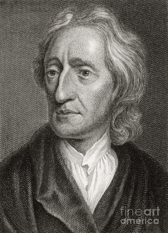John Locke, Engraving Drawing by English School