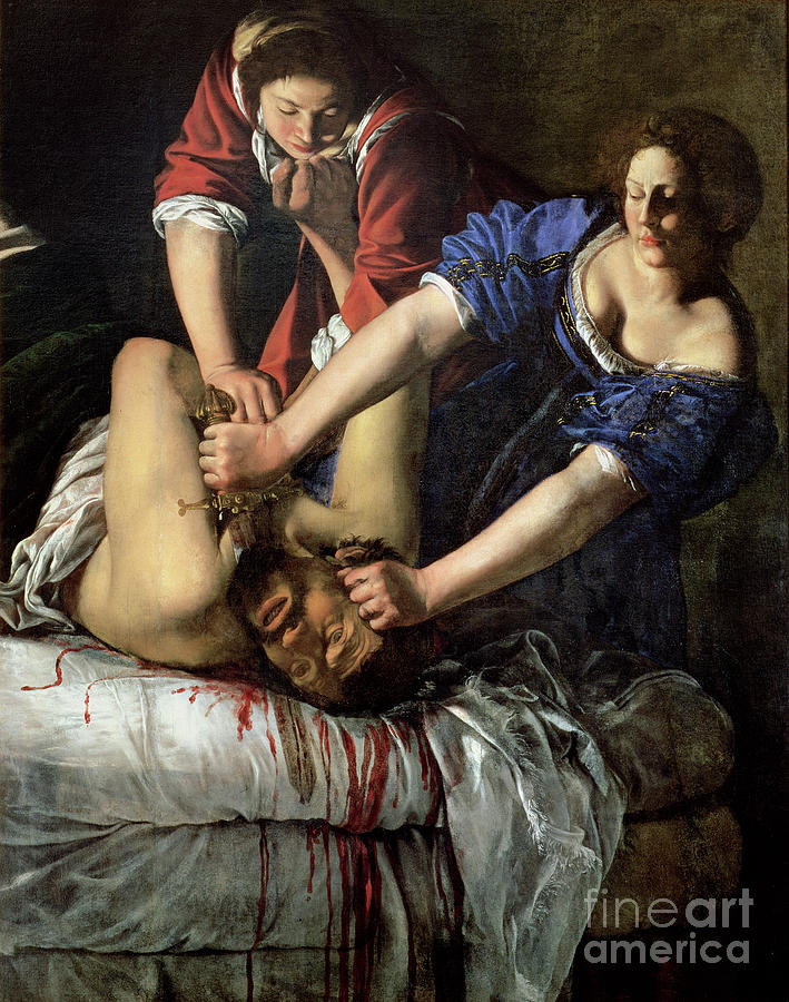 Judith And Holofernes Painting by Artemisia Gentileschi