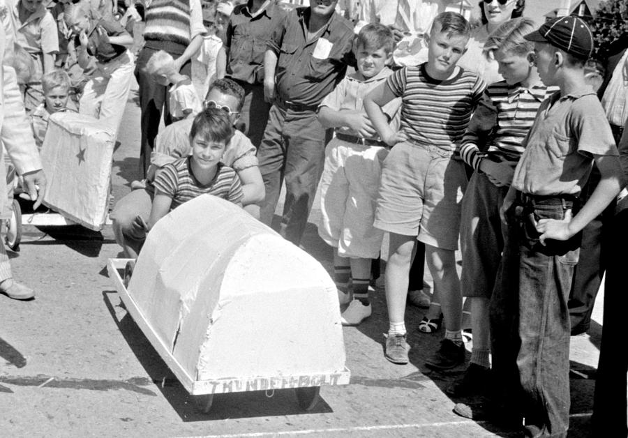 July 4th Soapbox Derby, 1940 #3 Photograph by Science Source