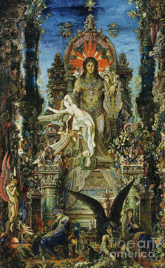 Gustave Moreau Painting - Jupiter and Semele by Gustave Moreau