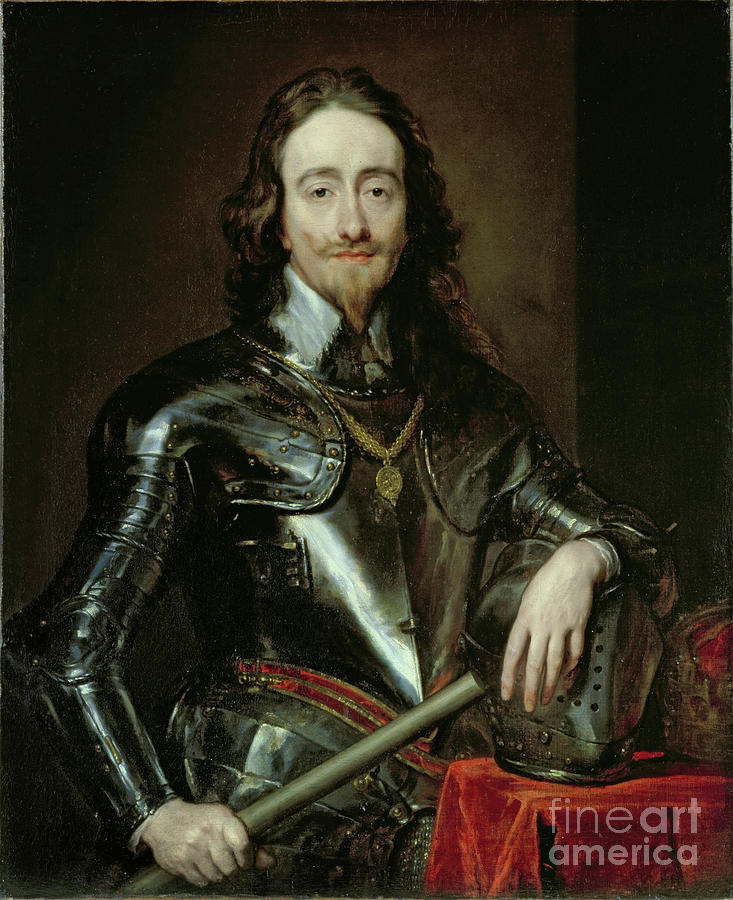 King Charles I Painting By Anthony Van Dyck - Fine Art America