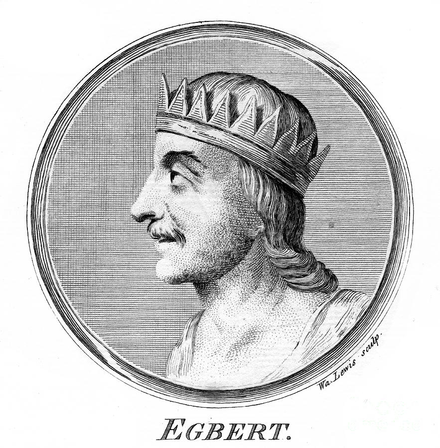 King Egbert Of Wessex, First King #3 Drawing by Print Collector